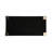 Dubach 18 and 22" Pratt Black Resin Rectangle Trays, 2"H, Abstract Pattern, Set of 2 - 22" x 10" x 2"