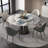 Luxury Modern Microlite Round Dining Table Set-104042619-125120984
