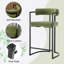 Beatryce Upholstered Counter Stool with Metal Frame-896570714