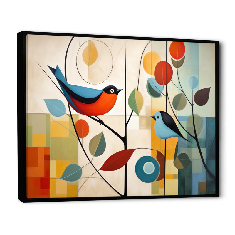 Décoration murale verte Mid Century Mod Nature III - abstrait Mid-Century, H 30 po x l 40 po, Noir