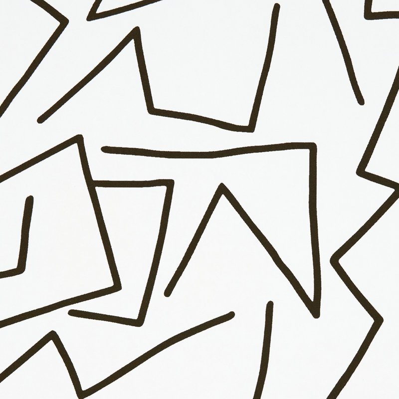 Papier peint Schumacher x Hadiya Williams Tangent, Ivoire