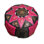 Pouf rond en cuir véritable 18 po Bagley