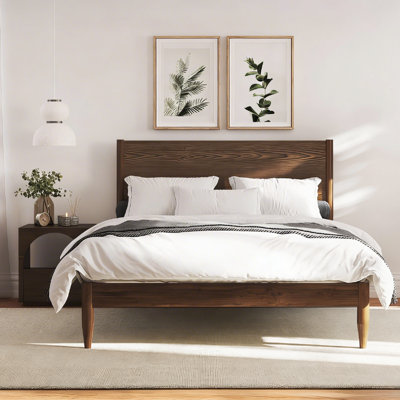 Besan Solid Wood 2 Piece Bedroom Set - Queen