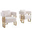 Chaise d'appoint rembourrée en tissu Charnwood-346177926