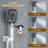 Ancoats 12" Wall Mounted Pressure-Balanced Complete Shower System with 3-Function Handheld Spray-110585273
