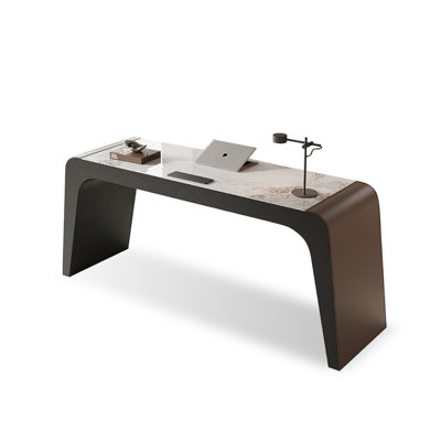 Picture Color Rectangular Sintered Stone Writing desk with drawers desk