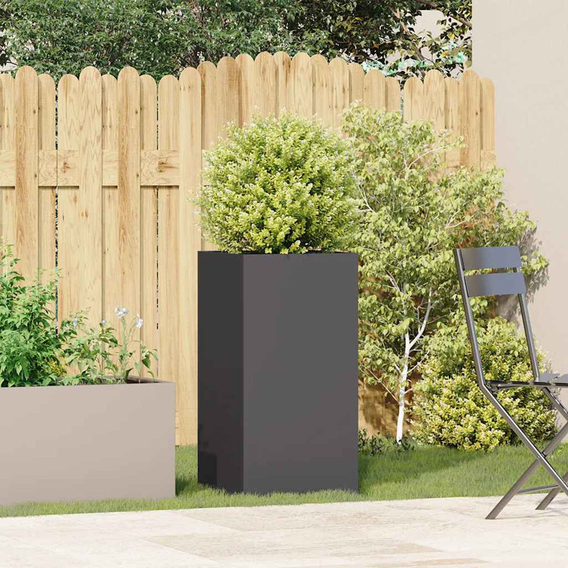 Planter Box, 80cm H x 40cm W x 40cm D, Black