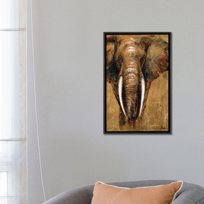 «Gold Elephant» par Patricia Pinto - impression d'art graphique