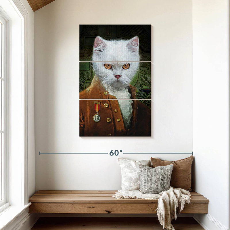 Chat Ketti en vêtements