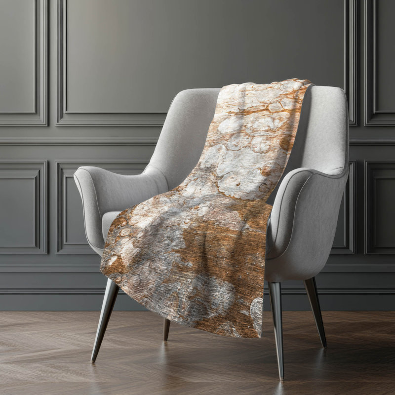 Jeté en sherpa Addison Sherpa ASB698, Terracotta