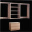 Système de placard en bois Devi