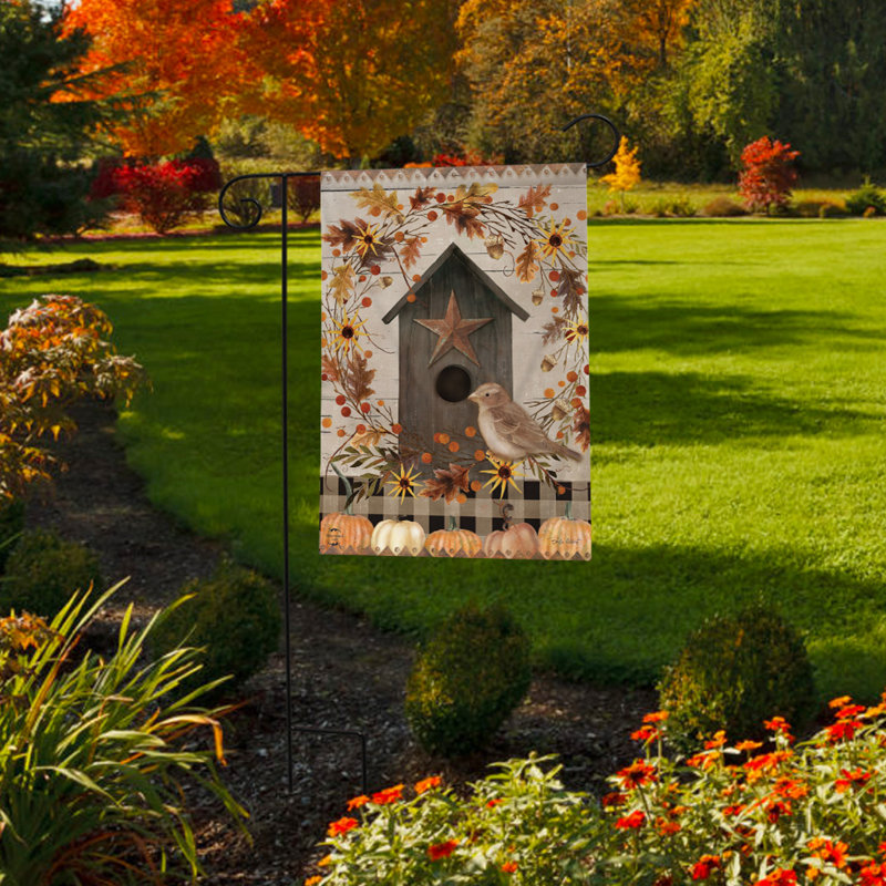 Drapeau de jardin primitif