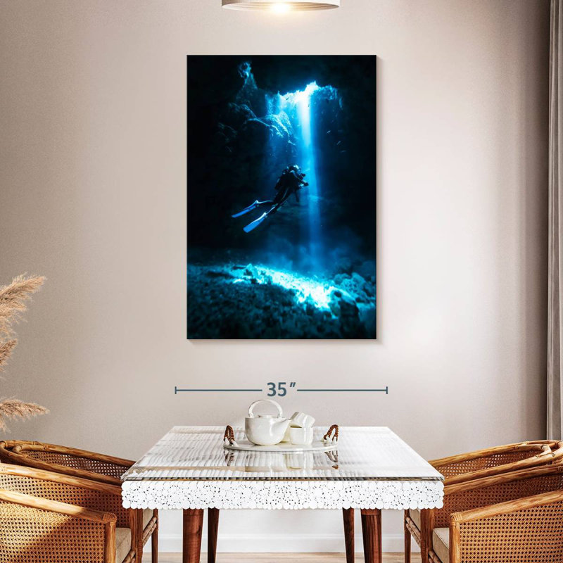 Sireci Scuba, 48" H x 32" W