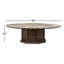 Pavlo Coffee Table-Dark Brown Acacia
