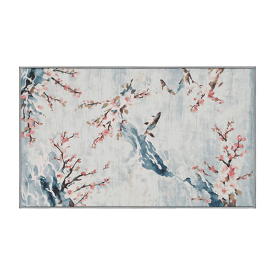 Machine Washable Brown Area Rug