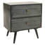 Hunsicker 50cm W Metal Bedside Table