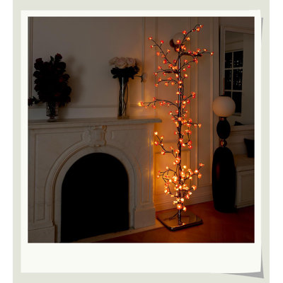 7.5FT Cherry Blossom Lighted Vines, 144 LED 18 Bendable Branches With Remote, 8 Modes 8 Brightness Timer Memory Function, Pre-Assembled Pink Blossom Clarklake For Home Bedroom Wedding Decor