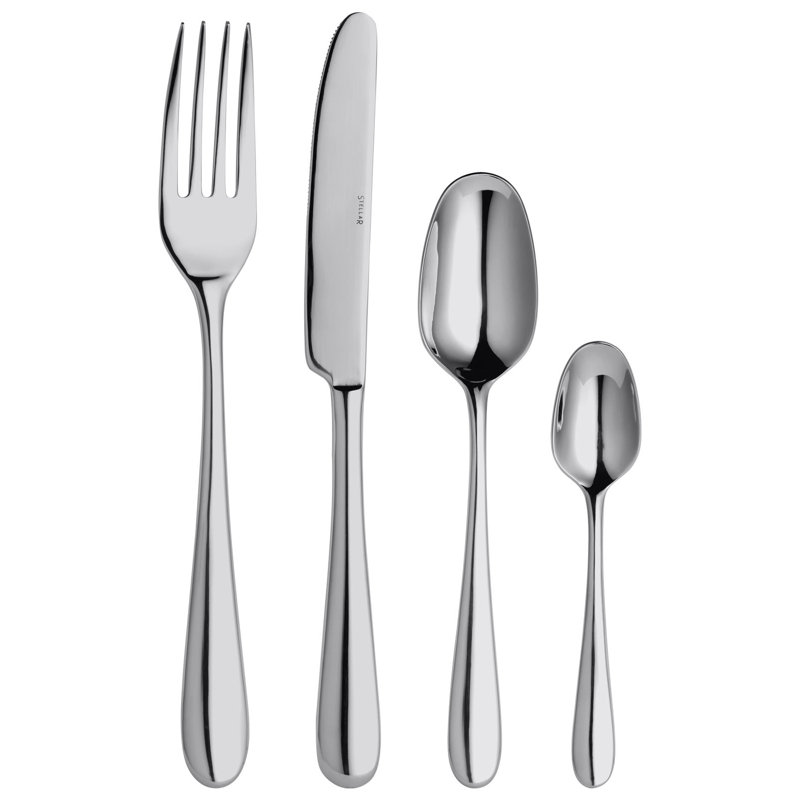 Stellar 24 Piece 18/10 Stainless Steel Cutlery Set. Table settings for 6, Tattershall Design