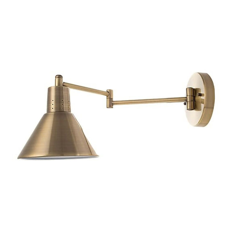 Courtany Swing Arm Sconce, Satin Gold