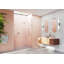 Umbra 55.5 in. x 78 in. Fully Frameless Wall Hinge Towel Bar Shower Door-966962829