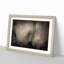 Gentle Elephant in Abstract - Framed Print-55727018-55727021