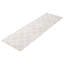 Tapis géométrique rectangulaire en polyester tissé à la machine 8 pi x 10 pi gris / blanc-820760161