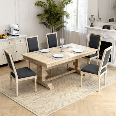 French Country Dining Chairs Set of 2