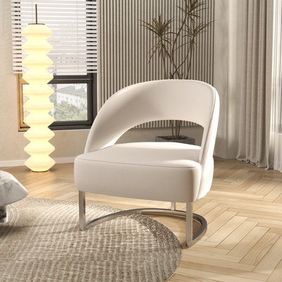 Chaise d'appoint rembourrée