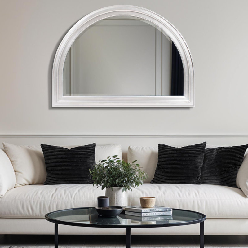 George Arched Mirror, Silver