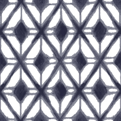 Shibori Geometric Peel and Stick Wallpaper