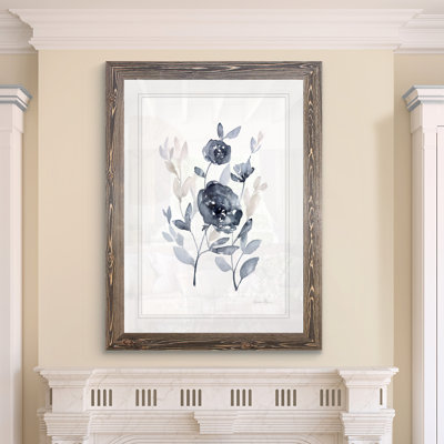 «Peony In Grey II», reproduction de cadre photo sur verre