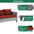 Abinayan Wicker 5 - Person Patio Conversation Set with Cushions-82842680-82842823