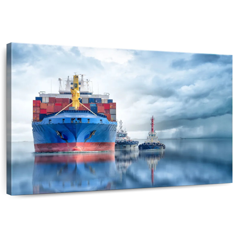 Mehar Container Cargo Ship, 30" H x 45" W