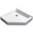 Randi 36 W 36 D Neo-Angle Base Shape Double Shower Base No Integrated Seat Included