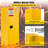 VEVOR Flammable Cabinet 18.1" x 18.1" x 35.4" with Adjustable Shelf