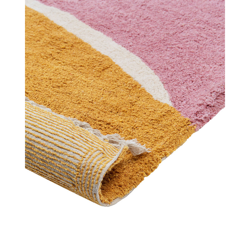 Roper Abstract Cotton Hand Tufted 140cm X 200cm Area Rug