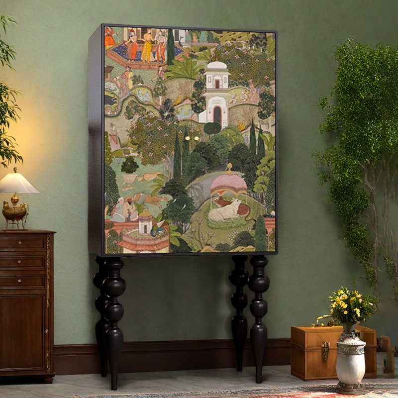 Armoire d'appoint artistique et élégante
