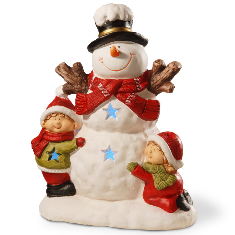 Décoration de bonhomme de neige 17 po
