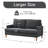 Upholstered Square Arm Loveseat-902204768