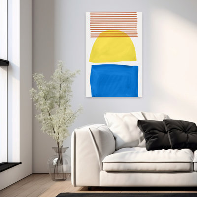 Mullholland Drive II, art géométrique abstrait et audacieux