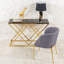 Ewert 120cm Glass Top Console Table-426851621