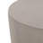 Outdoor Mgo Round With U-Shape Side Table, Light Grey