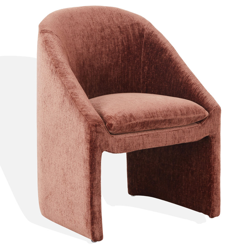 Kagan Chenille Dining Chair, Ochre