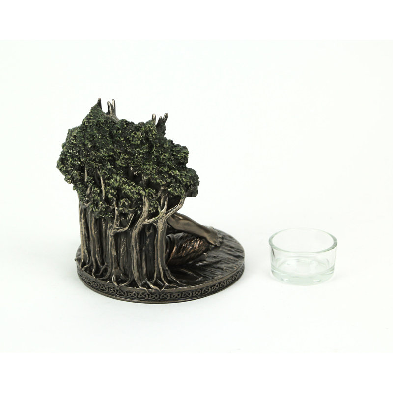 5'' H Polyresin Tabletop Tealight Holder