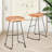 Josefita 6 - Person Pine Solid Wood Top Four Leg Dining Set
