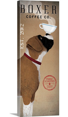 «Boxer Coffee Co. v.2» par Ryan Fowler, affiche vintage