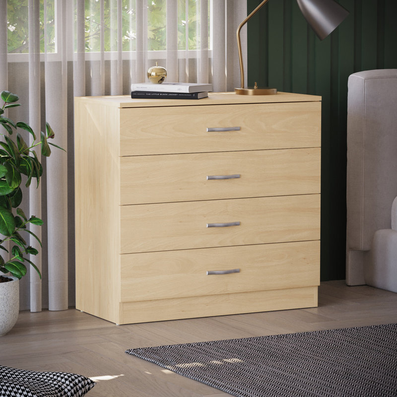 Maybery 4 Drawer Chest, Pine