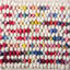 Bon Bons Abstract Handwoven Wool Red/Blue/Beige Area Rug-24129395