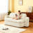 Modern Floor Sofa With 2 Pillows,Convertible Corduroy Fabric Foam-Filled Sleeper Sofa Bed, No Assembly Required,Convertible Sofa Cushion Unfolds Into Quilt,Folding Mattress For Living Room,Playroom-216048785