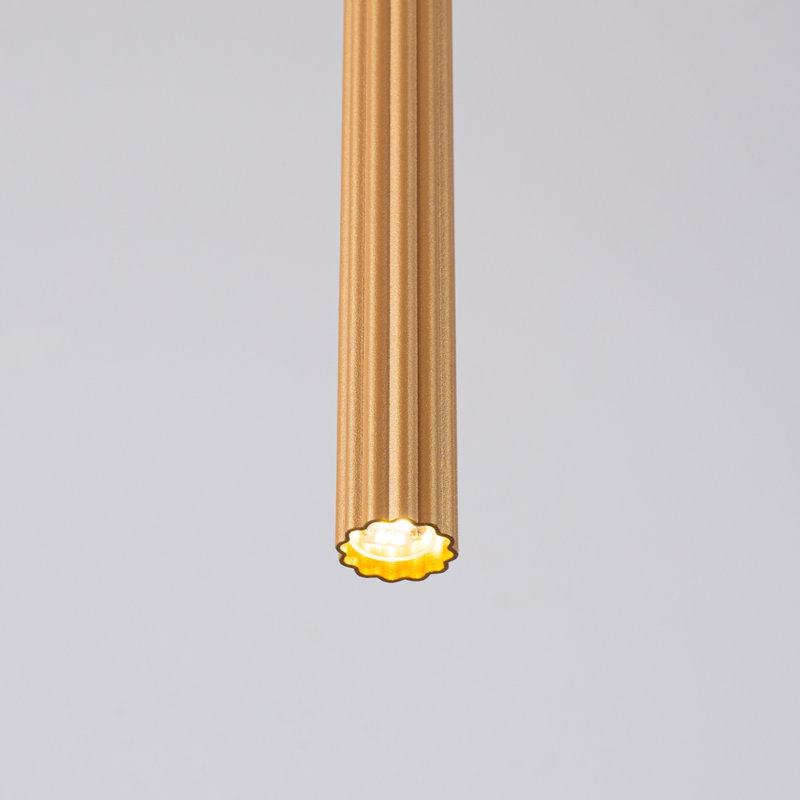 Bjarnhild 1 - Light Stainless Steel Pendant, Gold